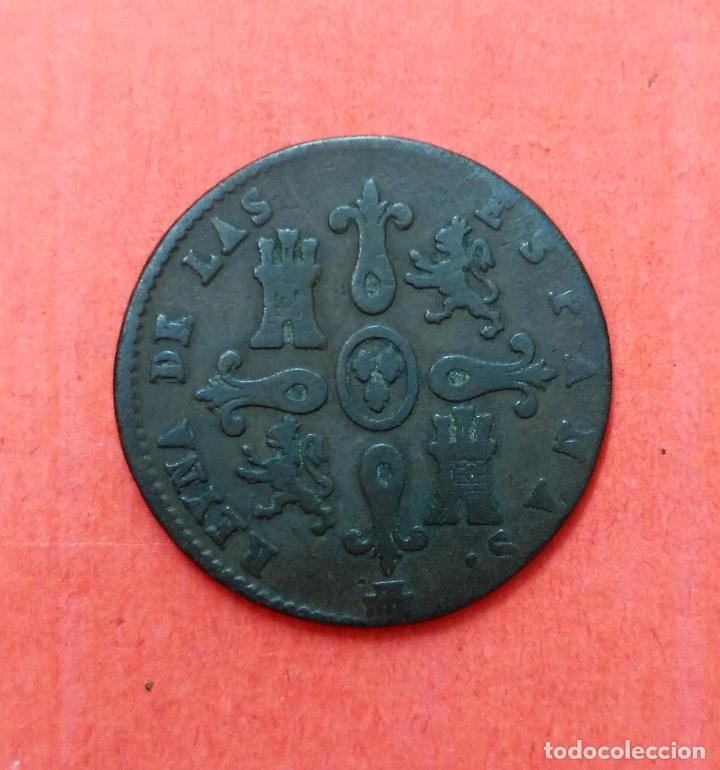 Monedas de Espa&ntilde;a: ISABEL II : 4 Maravedis 1847 Segovia - Foto 2