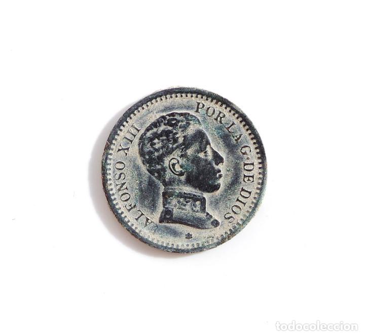 Monedas de Espa&ntilde;a: ALFONSO XIII. 2 C&Eacute;NTIMOS. A&Ntilde;O 1904 - Foto 1