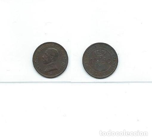 Monedas de Espa&ntilde;a: Moneda de cobre de Alfonso XIII, 1 c&eacute;ntimo, 1913 - Foto 1