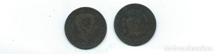 Monedas de Espa&ntilde;a: 5 C&eacute;ntimos, Alfonso XII, 1878 - Foto 1