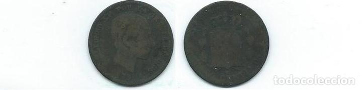 Monedas de Espa&ntilde;a: 5 C&eacute;ntimos, Alfonso XII, 1879 - Foto 1