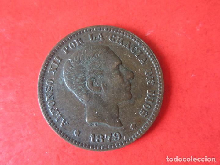 Monedas de Espa&ntilde;a: 5 centimos de Alfonso XIII 1879. #Mn - Foto 1