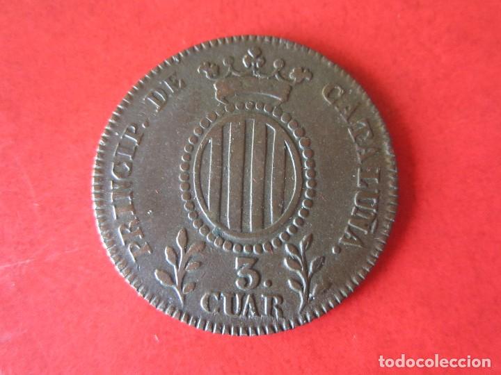 Monedas de Espa&ntilde;a: 3 cuartos de Isabel II. Catalu&ntilde;a 1841. #Mn - Foto 2