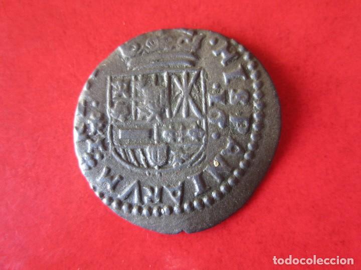 Monedas de Espa&ntilde;a: Felipe IV. 16 maravedies.1663. Trujillo. #Mn - Foto 2