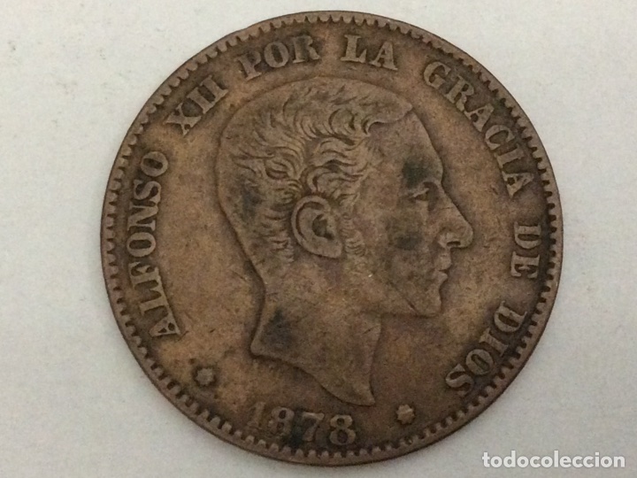 Monedas de Espa&ntilde;a: Moneda de 10 cenctimos 1878 - Foto 1