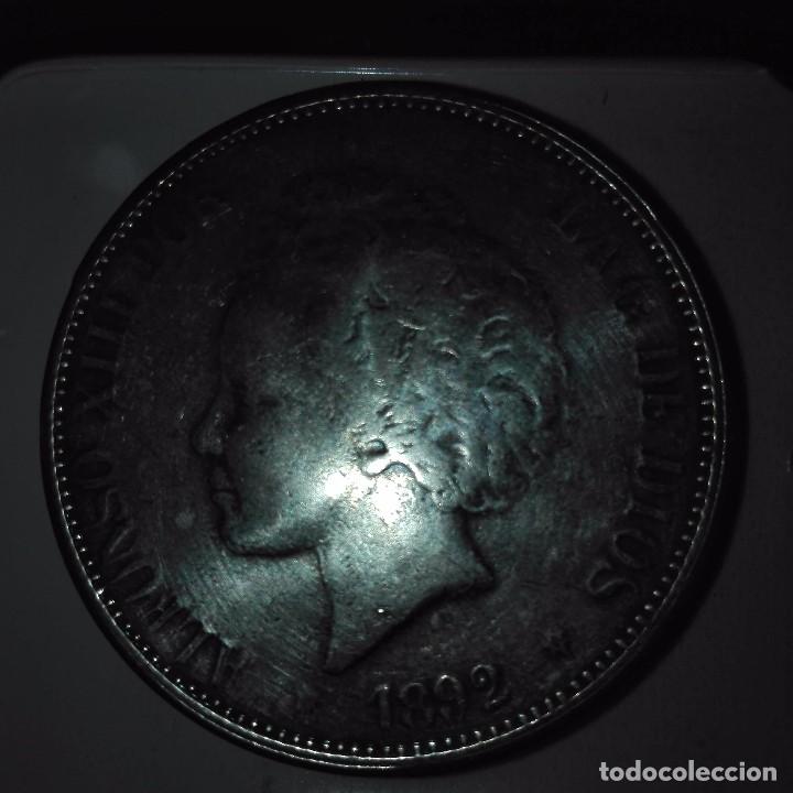 Monedas de Espa&ntilde;a: 5 PTAS. ALFONSO XIII 1892 - Foto 1