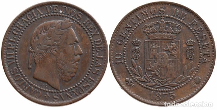 Monedas de Espa&ntilde;a: 10 CENTIMOS 1875 BRUSELAS - Foto 1