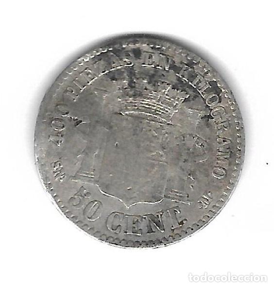 Monedas de Espa&ntilde;a: MONEDA. 50 CENTIMOS. GOBIERNO PROVISIONAL. 1870. SNM - Foto 1