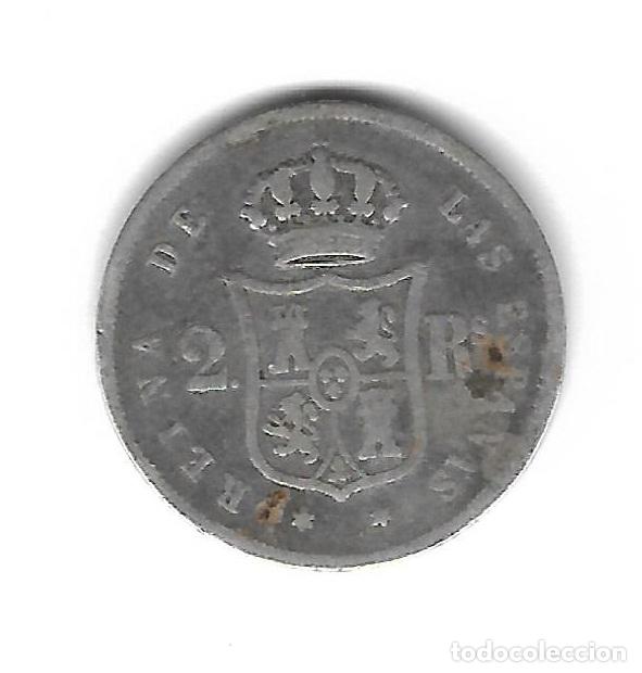 Monedas de Espa&ntilde;a: MONEDA. ISABEL II. 2 REALES. 1852. MADRID - Foto 2