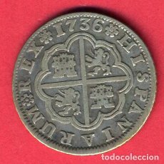 Monedas de España: MONEDA PLATA , 2 REALES FELIPE V , 1736 , SEVILLA MBC+ , ORIGINAL , B7
