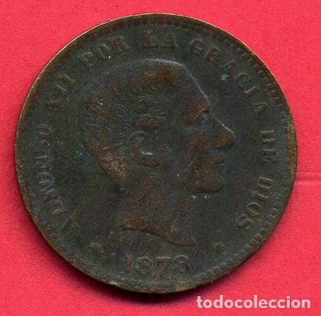 Monedas de Espa&ntilde;a: MONEDA 5 CENTIMOS 1878 , ALFONSO XII , MBC+ , ORIGINAL , B7 - Foto 1