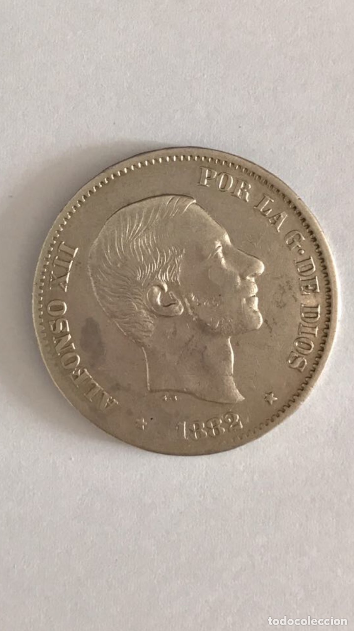 Monedas de Espa&ntilde;a: 50 centavos. Manila.1882 - Foto 1