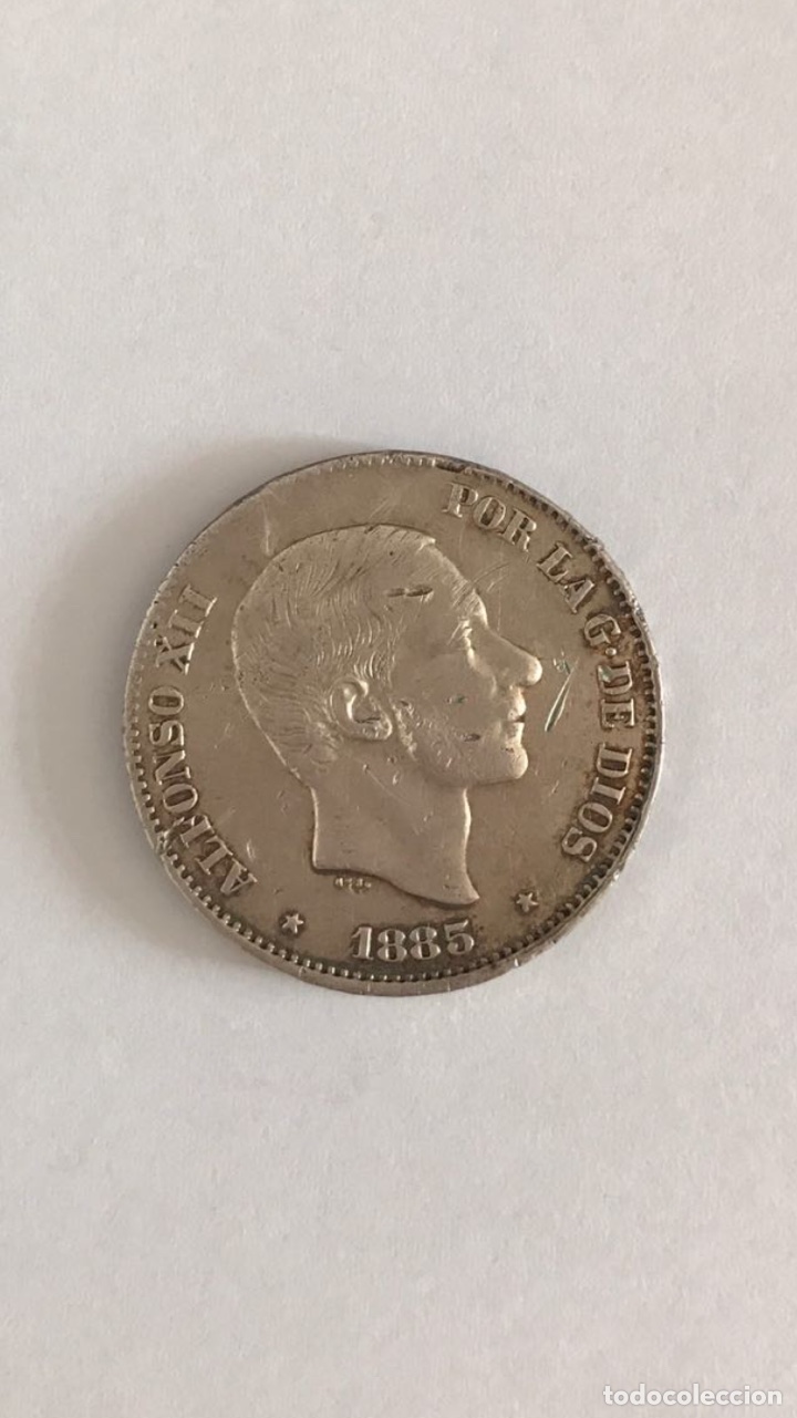 Monedas de Espa&ntilde;a: 50 centavos 1885 - Foto 1