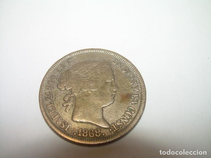 Monedas de Espa&ntilde;a: MONEDA ISABEL II..40 CENTIMOS DE ESCUDO...1.868 - Foto 1