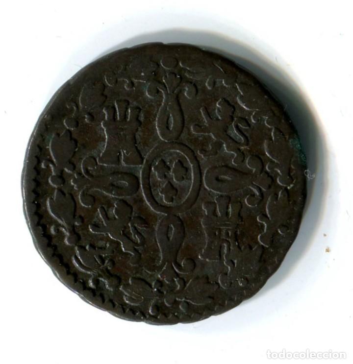 Monedas de Espa&ntilde;a: Fernando VII. 2 maravedis 1832 Segovia - Foto 2