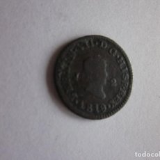 Monedas de España: DOS MARAVEDÍS DE FERNANDO VII. JUBIA, 1819.. Lote 78298473