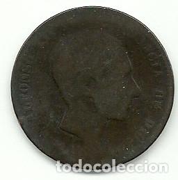 Monedas de Espa&ntilde;a: ALFONSO XII - 10 CENTIMOS 1878 - Foto 1