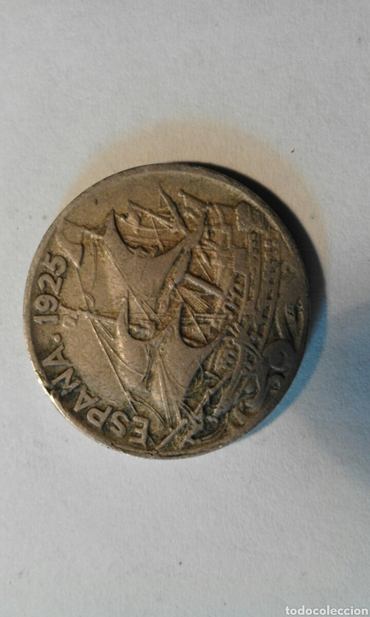 Monedas de Espa&ntilde;a: Moneda de 25 c&eacute;ntimos 1925 - Foto 2