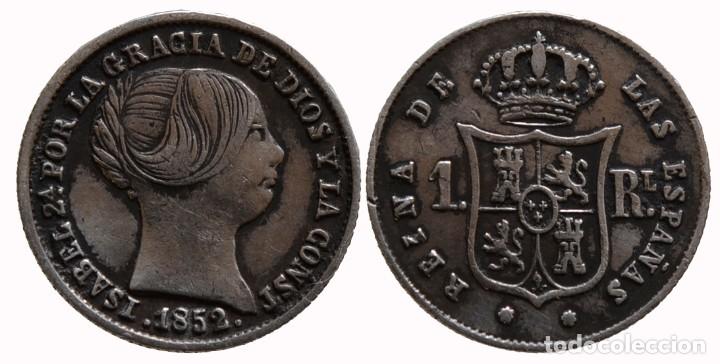 Monedas de Espa&ntilde;a: 1 REAL 1852 SEVILLA - Foto 1
