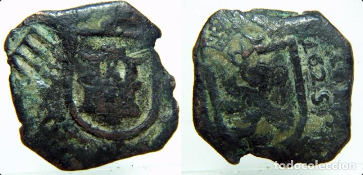 Monedas de Espa&ntilde;a: Felipe IV  1625 resello de IIII - Foto 1