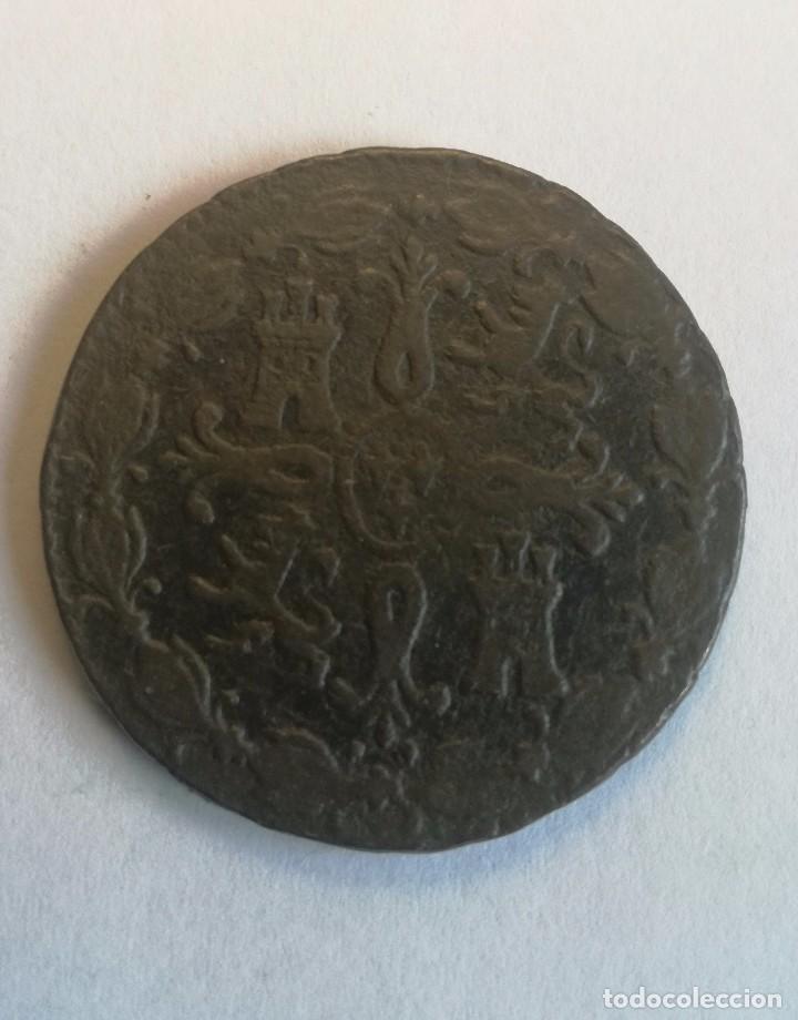 Monedas de Espa&ntilde;a: FERNANDO VII. 8 MARAVED&Iacute;S. CECA DE SEGOVIA 1825 - Foto 2