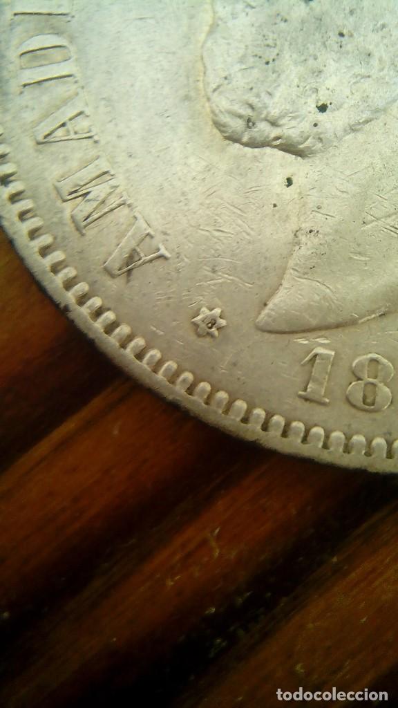Monedas de Espa&ntilde;a: AMADEO I 1871 DURO DEL 73 - Foto 5