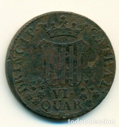 Monedas de Espa&ntilde;a: VI CUARTOS DE 1814 DEL PRINCIPADO DE CATALU&Ntilde;A - Foto 1