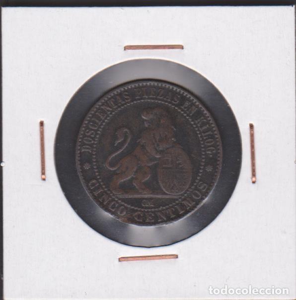 Monedas de Espa&ntilde;a: MONEDAS - GOBIERNO PROVISIONAL - 5 C&Eacute;NTIMOS 1870 - CCT-21 - Foto 1