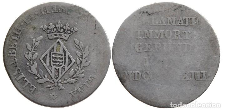Monedas de Espa&ntilde;a: ISABEL II 1833 PROCLAMACION EN GIRONA - Foto 1