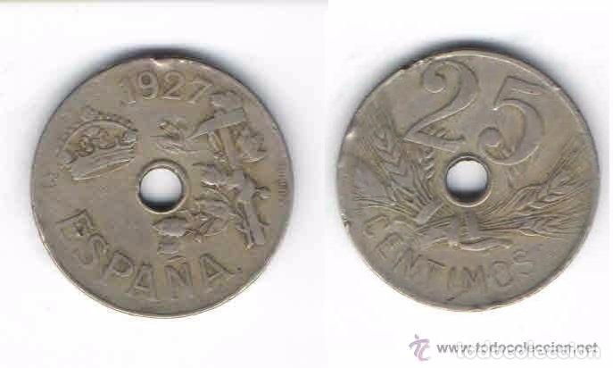 Monedas de Espa&ntilde;a: MONEDA DE ESPA&Ntilde;A, 1927, 25 CENTIMOS (LOTE 9) - Foto 1