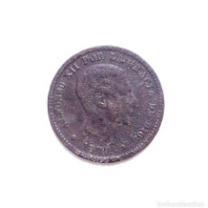 Monedas de España: ALFONSO XII -  5 CÉNTIMO DE PESETA 1877 BARCELONA OM. 