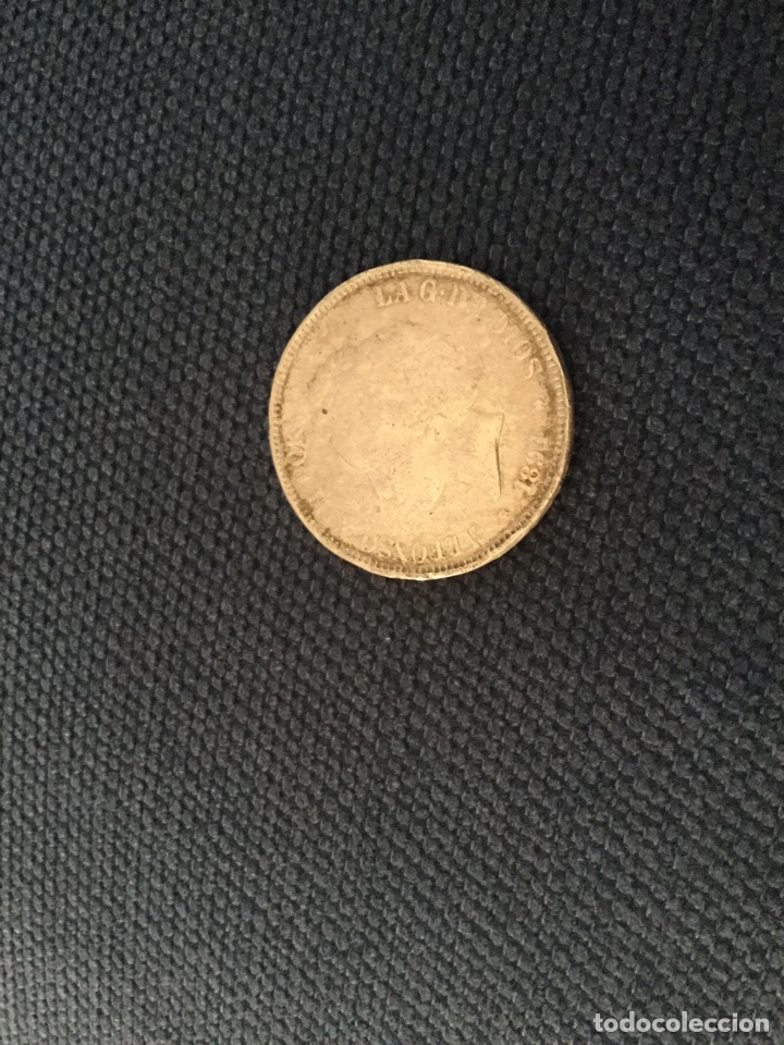 Monedas de Espa&ntilde;a: Moneda de plata de 1884 de Alfonso XIII - Foto 3
