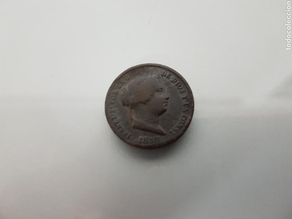 Monedas de Espa&ntilde;a: MONEDA 10 C&Eacute;NTIMOS DE REAL 1858 ISABEL II MBC+ - Foto 1