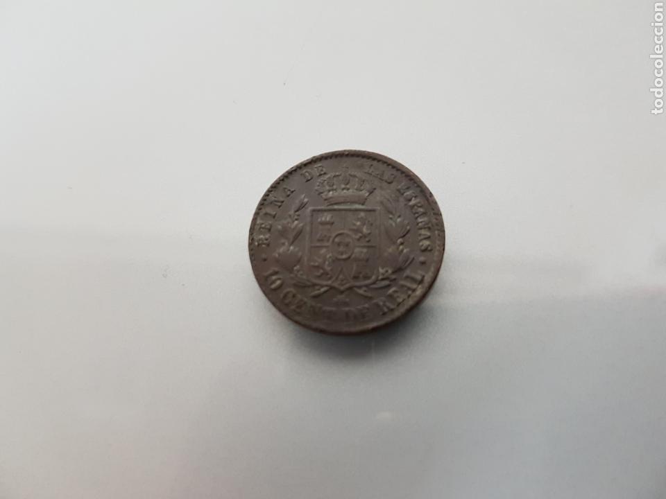 Monedas de Espa&ntilde;a: MONEDA 10 C&Eacute;NTIMOS DE REAL 1858 ISABEL II MBC+ - Foto 2