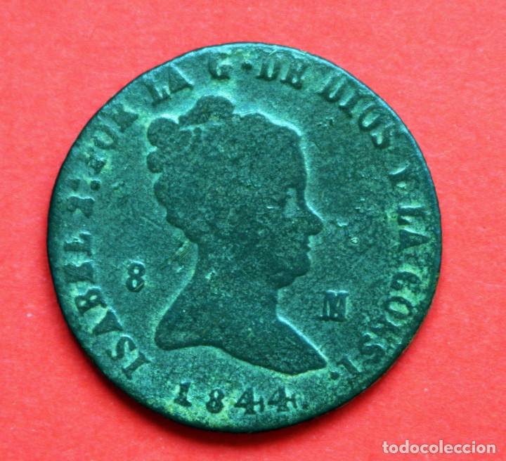 Monedas de Espa&ntilde;a: 8 MARAVEDIS 1844 ISABEL II JUBIA - Foto 1
