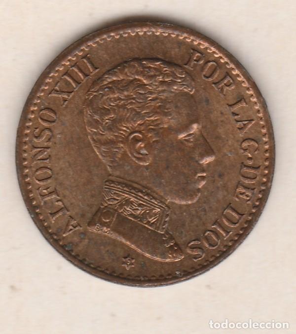 Monedas de Espa&ntilde;a: ALFONSO XIII- 1 CENTIMO-1906*6 SLV-SC - Foto 1