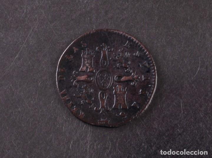 Monedas de Espa&ntilde;a: 2 MARAVEDIS MONEDA DE COBRE ISABEL II 1840 - Foto 3