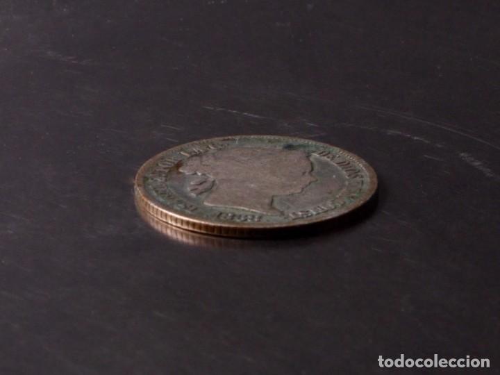 Monedas de Espa&ntilde;a: 40 C&Eacute;NTIMOS DE ESCUDO MONEDA DE ISABEL II 1868 - Foto 2