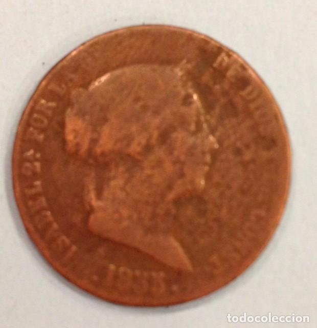 Monedas de Espa&ntilde;a: MONEDA DE ISABEL II DE 25 CENTIMOS 1855 - Foto 1