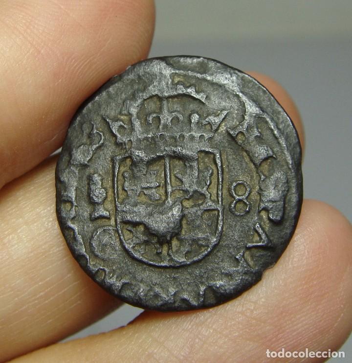 Monedas de Espa&ntilde;a: 8 Maraved&iacute;s. Felipe IV. Cuenca - 1663 - Foto 2