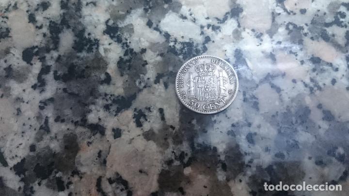 Monedas de Espa&ntilde;a: MONEDA DE PLATA ALFONSO XIII 50 CENT .1910 - Foto 3