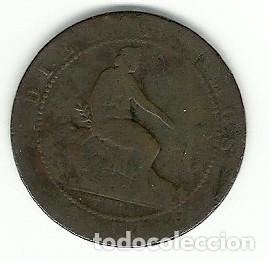 Monedas de Espa&ntilde;a: GOBIERNO PROVISIONAL - 10 CENTIMOS 1870 - Foto 1
