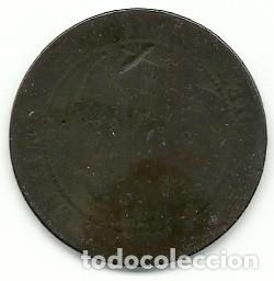 Monedas de Espa&ntilde;a: GOBIERNO PROVISIONAL - 10 CENTIMOS 1870 - Foto 2
