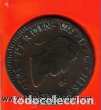 Monedas de Espa&ntilde;a: FERNANDO VII - 8 MARAVEDIS 1815 MBC - Foto 1