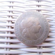 Monedas de España: MONEDA ISABEL LL AÑO 1868 REINA DE LAS ESPAÑAS 5 CÉNTIMOS DE ESCUDO