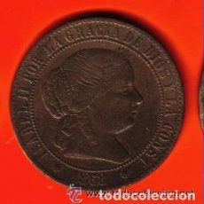 Monedas de España: ISABEL II - ESPAÑA - 2 1/2 CENTIMOS DE ESCUDO 1868 EBC ESCASA 