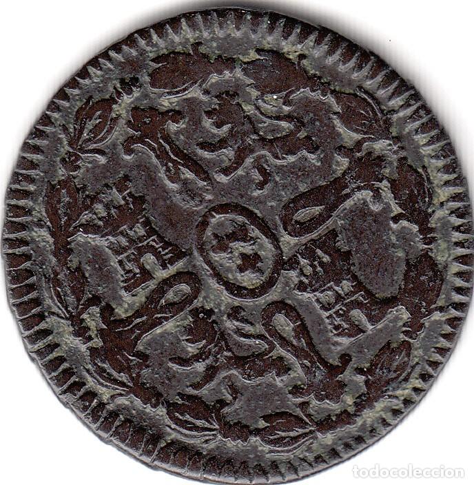 Monedas de Espa&ntilde;a: FERNANDO VII: 8 MARAVEDIS 1817 JUBIA - Foto 2