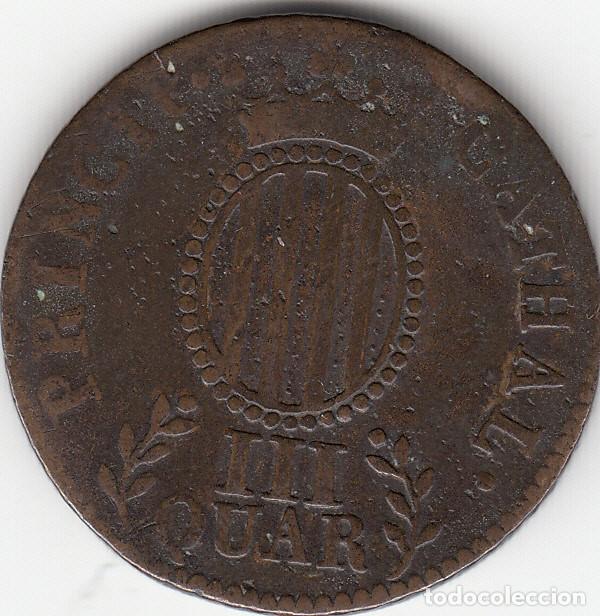 Monedas de Espa&ntilde;a: FERNANDO VII: 3 CUARTOS 1814 CATALU&Ntilde;A - Foto 1