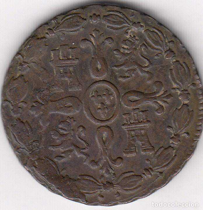 Monedas de Espa&ntilde;a: FERNANDO VII: 8 MARAVEDIS 1817 SEGOVIA - Foto 2