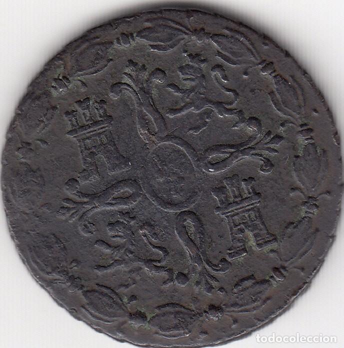 Monedas de Espa&ntilde;a: FERNANDO VII: 8 MARAVEDIS 1819 SEGOVIA - Foto 2
